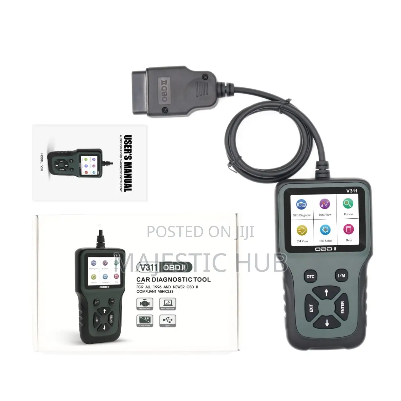 V311 Obd2 Car Diagnostic Scanner – Engine Fault Detector