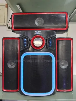 Multimedia Speaker System With a Distinctive Design.