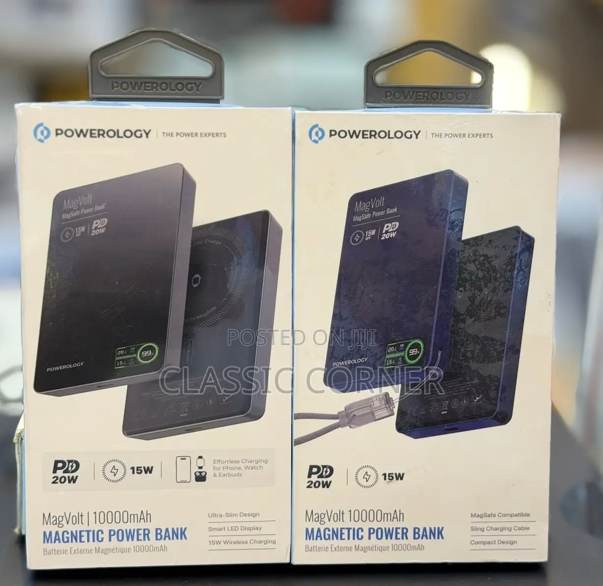 Powerology Mag Volt 10000mah Magnetic Magsafe Power Bank