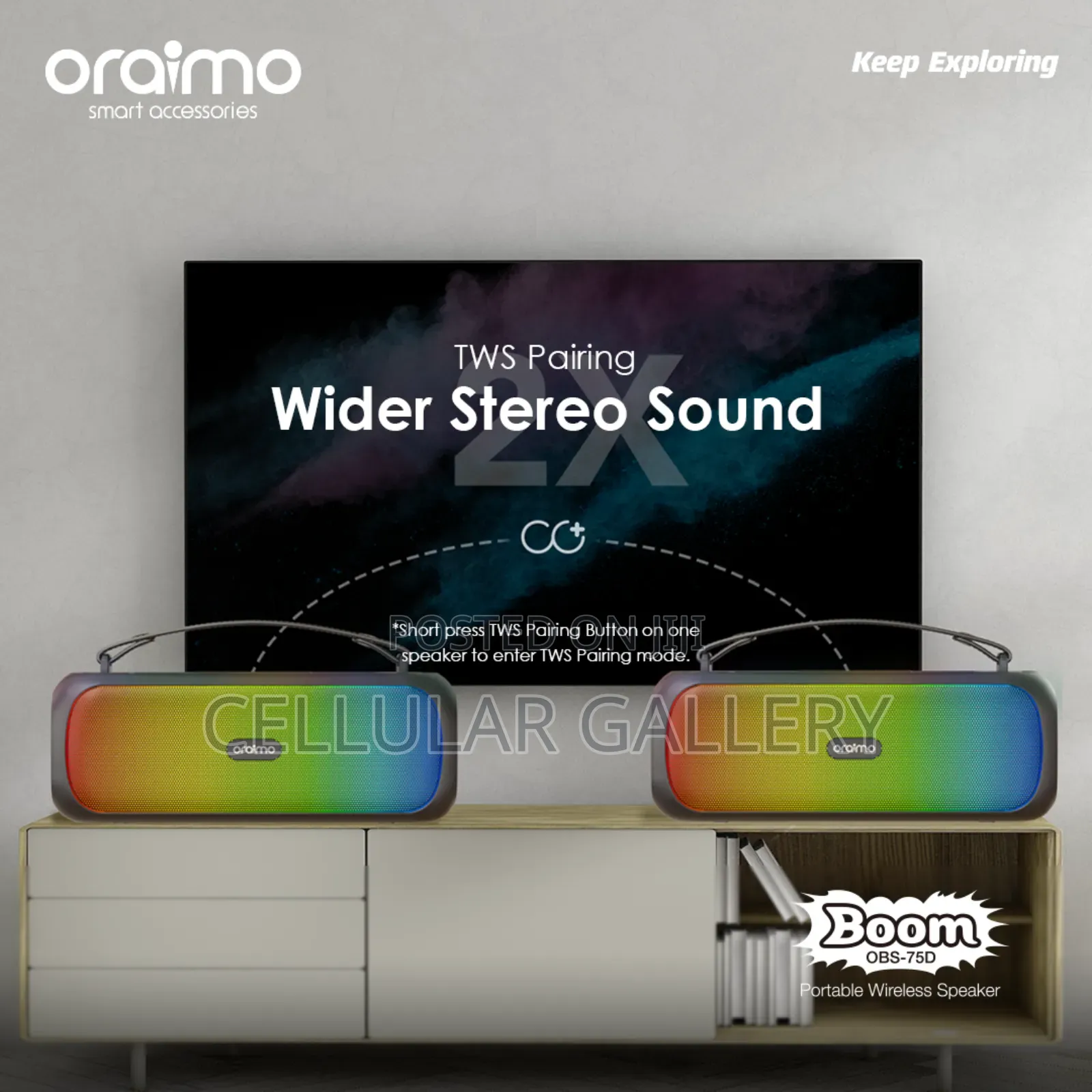 Oraimo Boom Portable Wireless Speaker