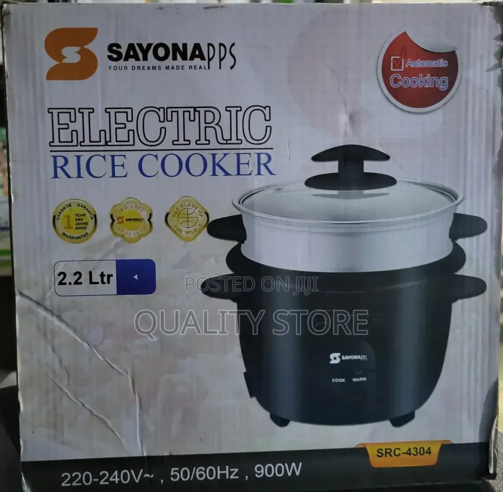 Sayona Electric Rice Cooker 2.2l SRC-4304