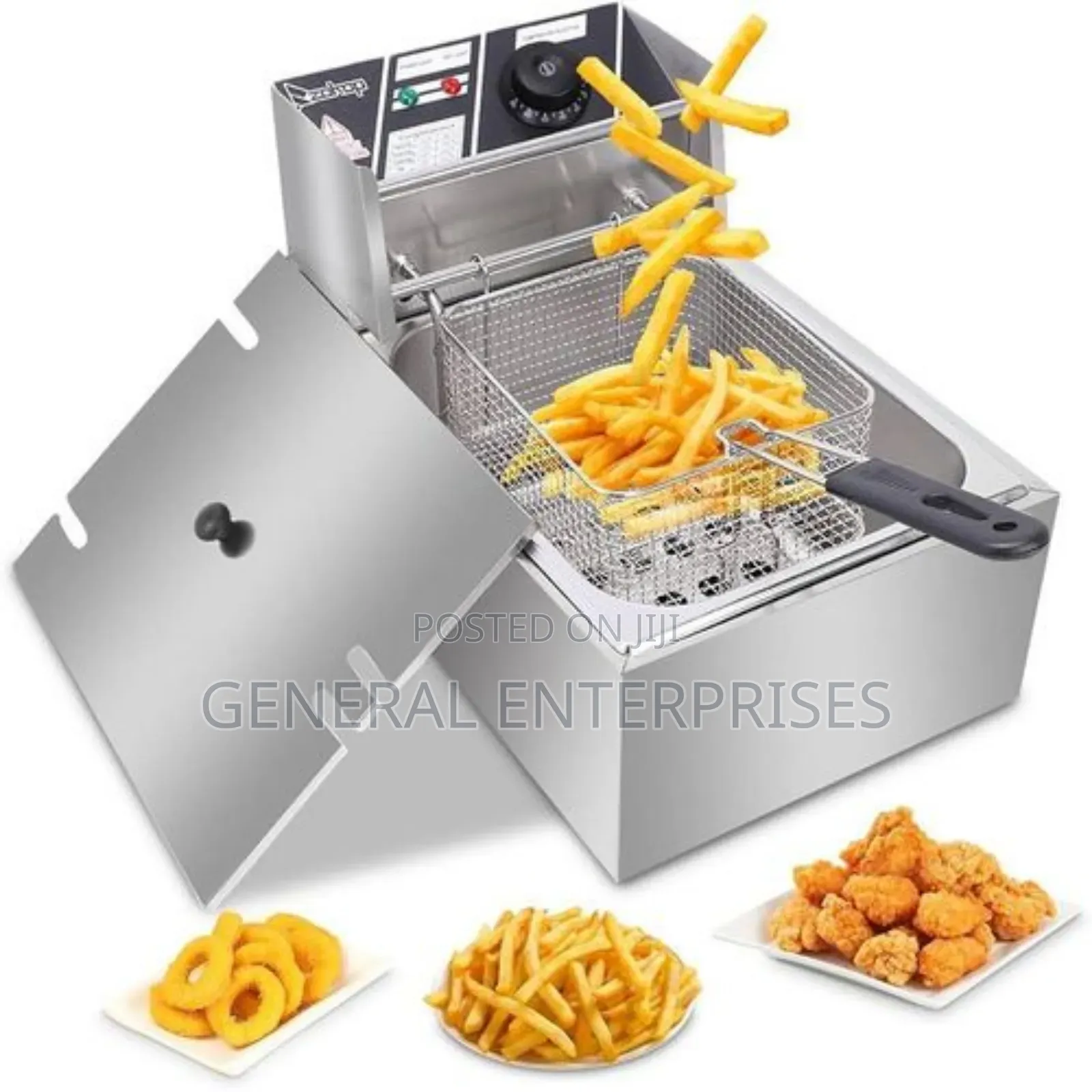 Max Plus Electric Fryer (Model Mp-906dh) Is a 6-Liter Stainless Steel
