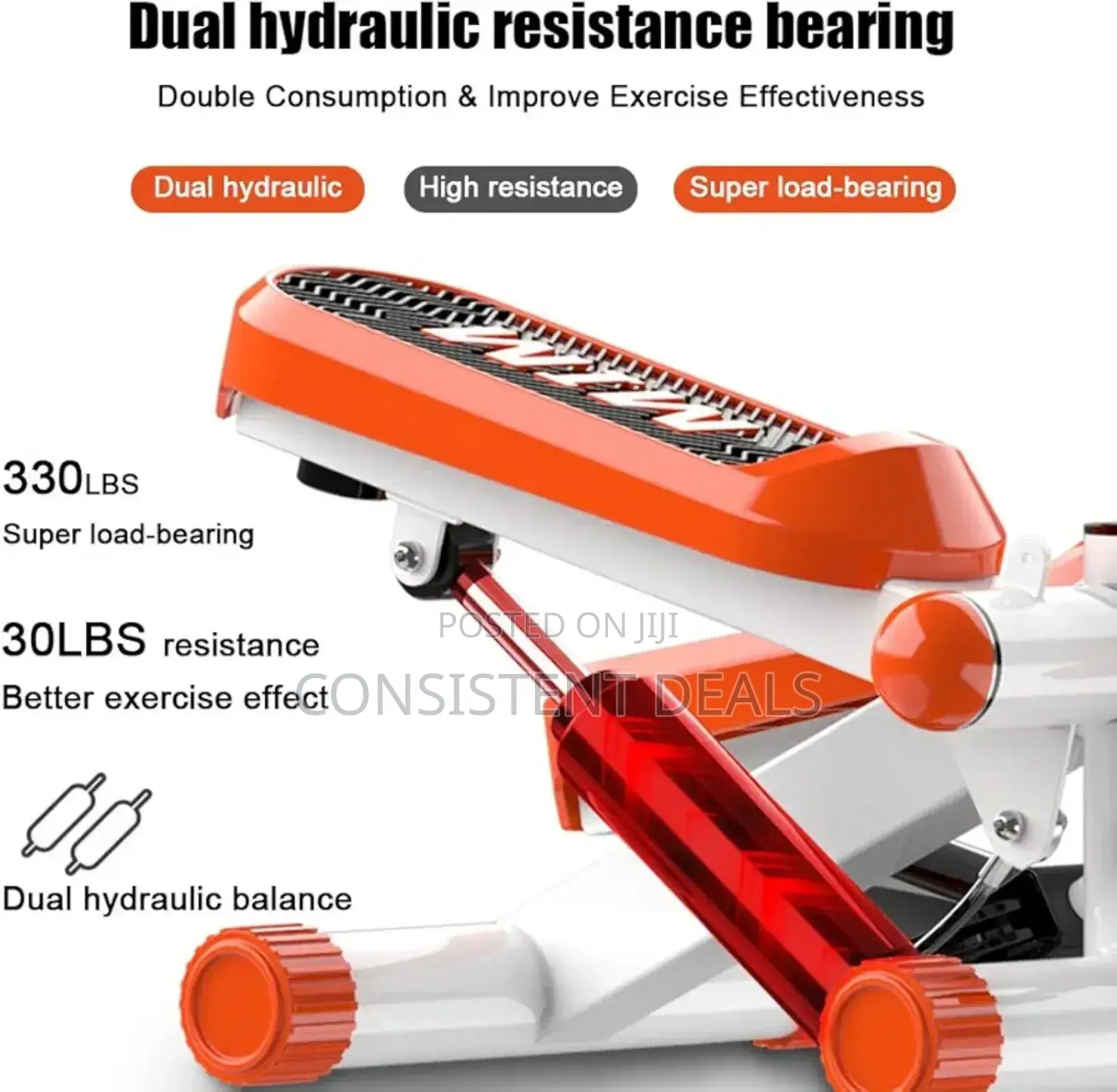 Fitness Exercise Stepping Machine, Portable Mini Stair Stepper