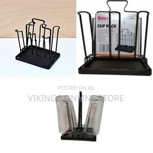 Stylish Cup and Glass Drying Rack / Storage Stand - Multicolor