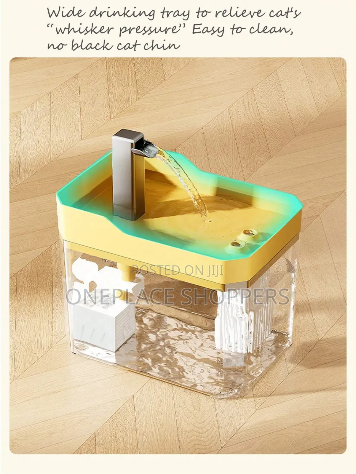 Cat Water Fountain Auto Filter Usb Pet Drinking Dispenser Live Water