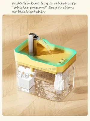 Cat Water Fountain Auto Filter Usb Pet Drinking Dispenser Live Water