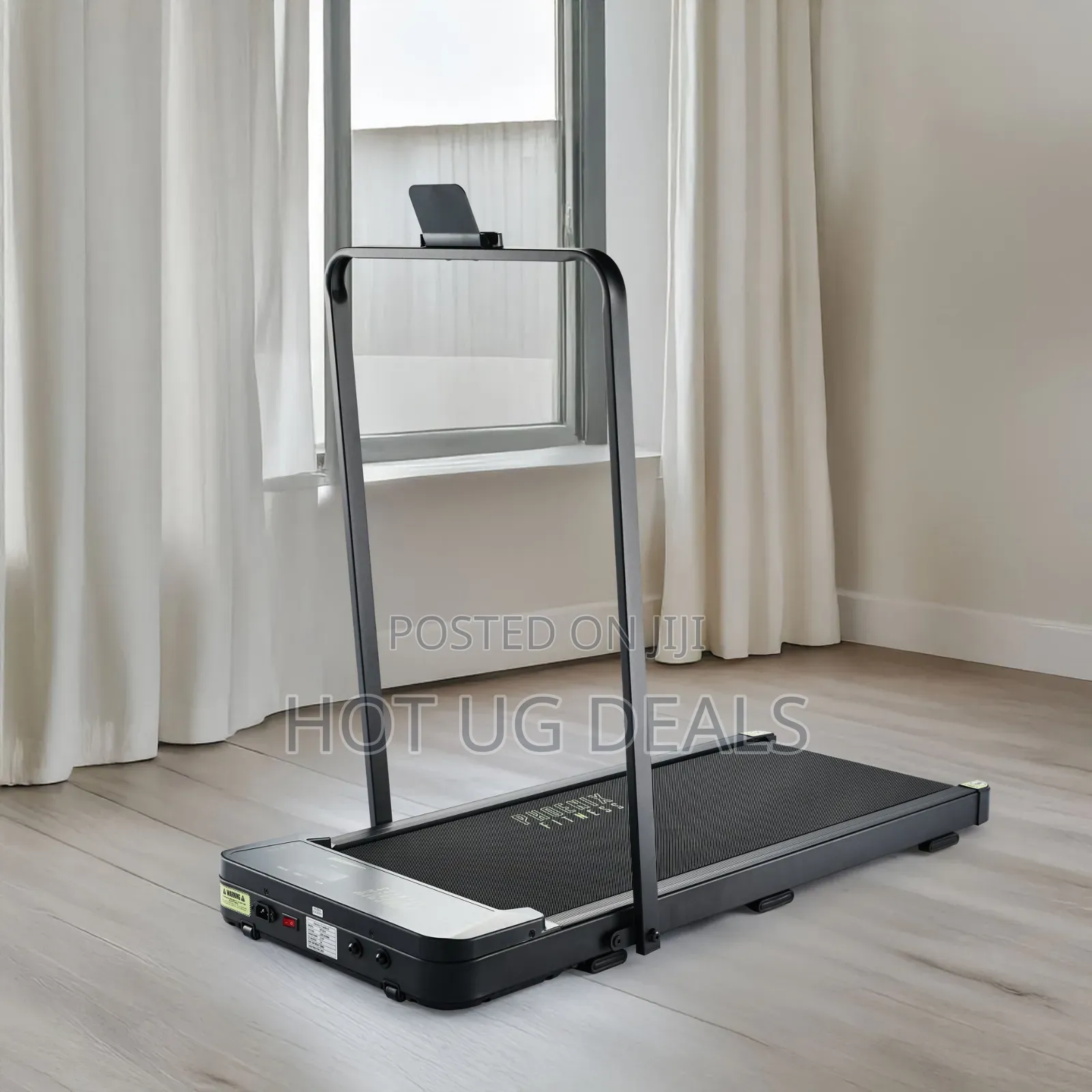 Electric Treadmill/Walking Pad For Domestic Use - Gray And Black