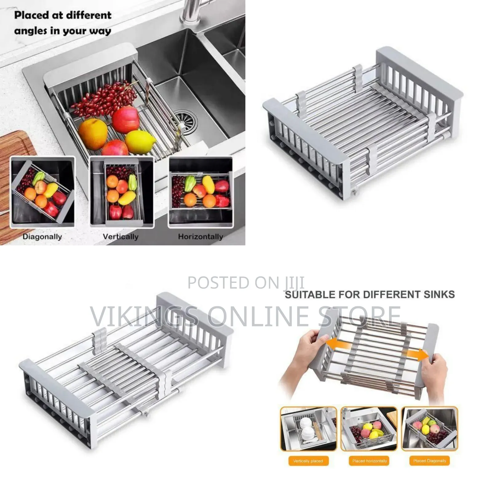 Expandable Over-the-Sink Drying Rack - Multicolor