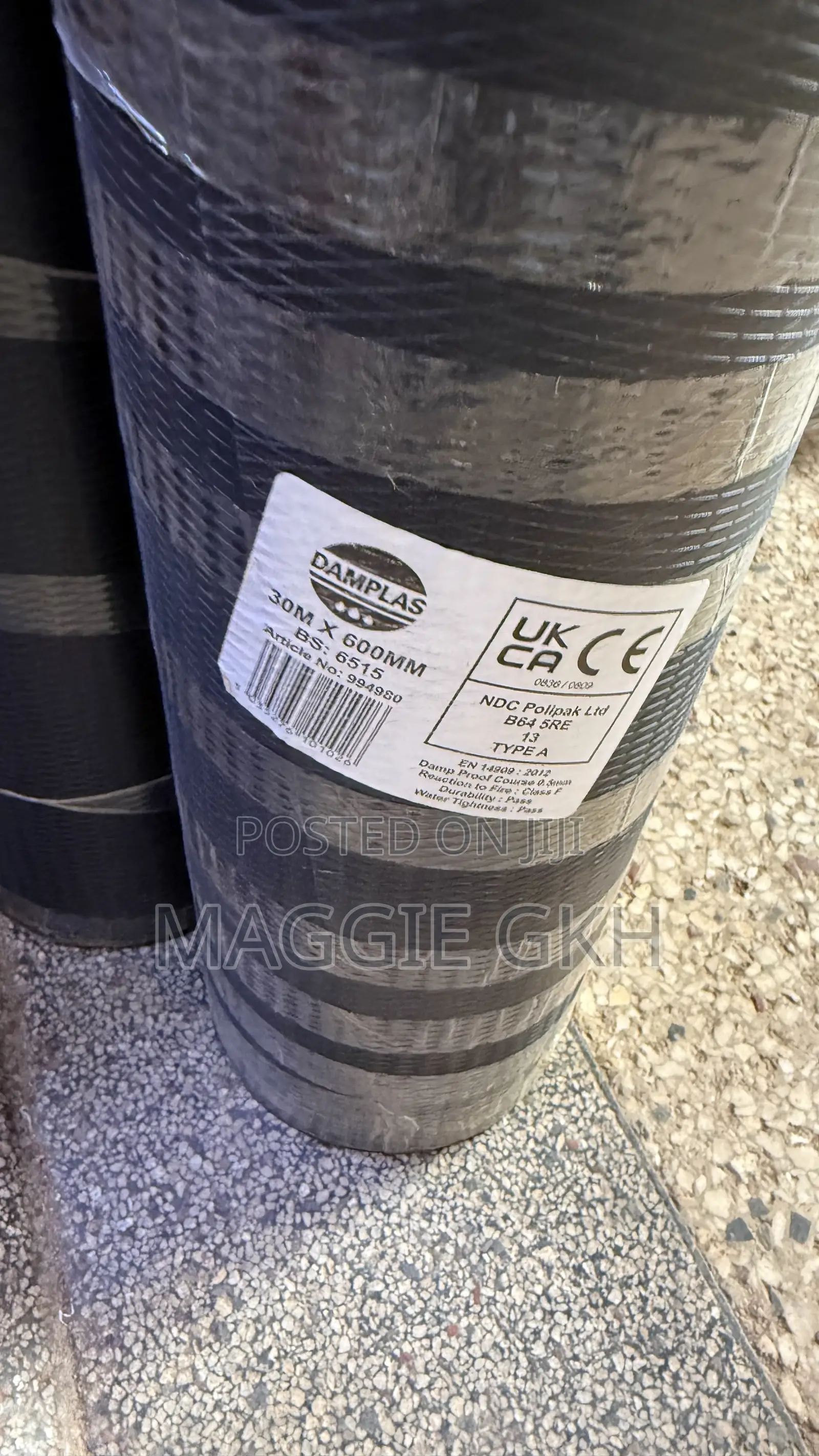Damplas / Damp Proof Course (Dpc) Membrane 600mm