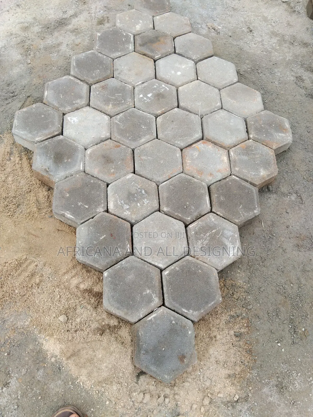 Pavers Hexagon Designing