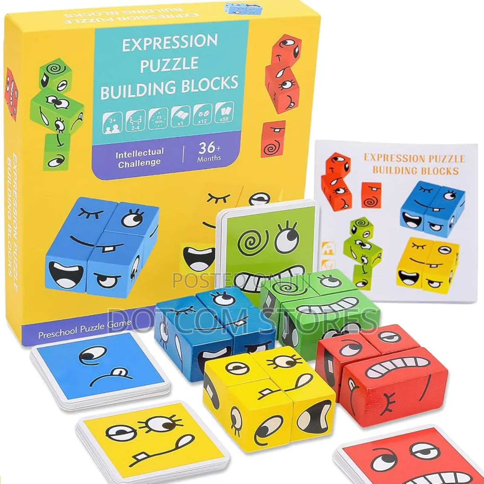 Expression Puzzle Game For Kids – Emotion Matching Toy -