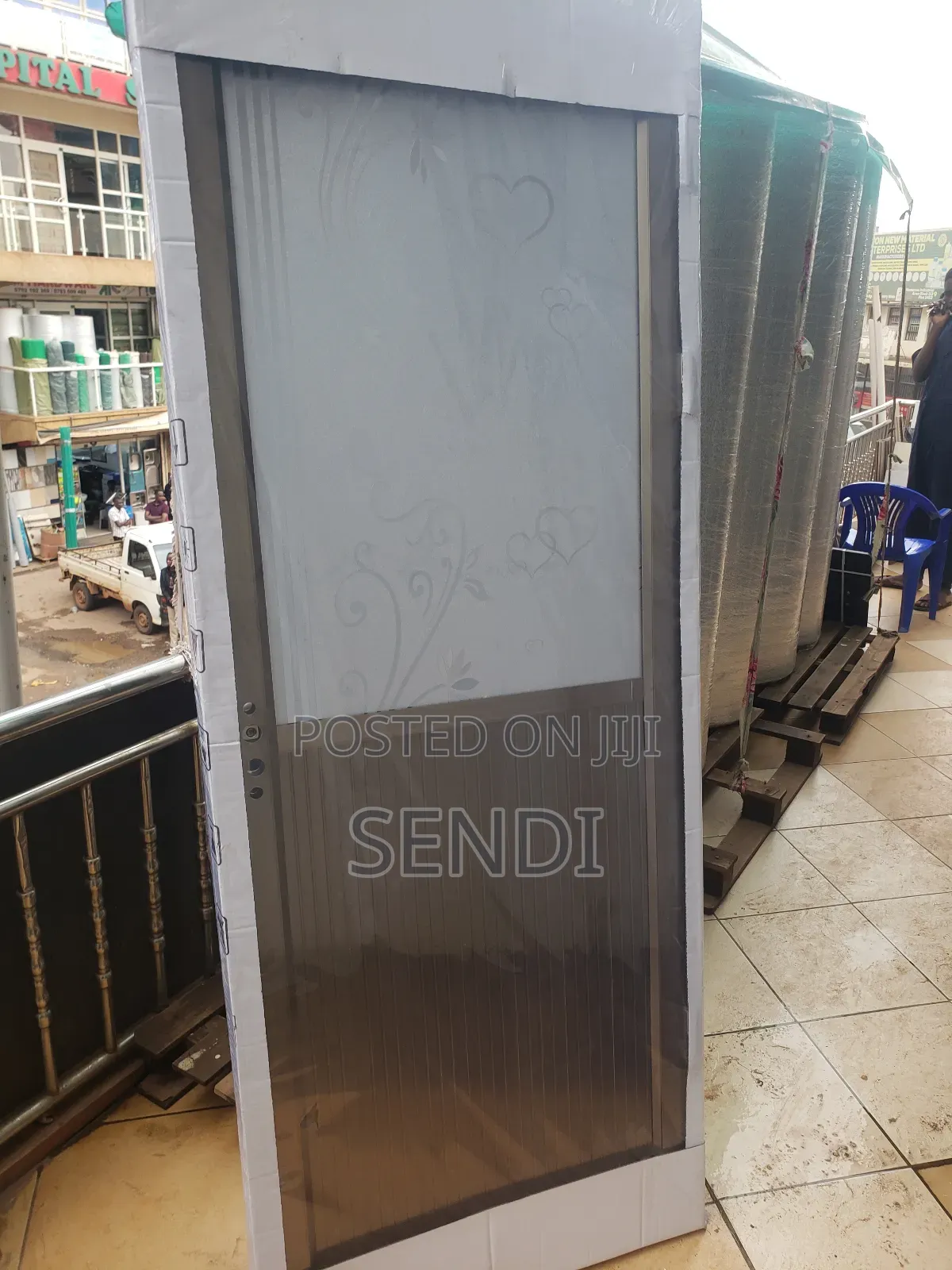 Aluminum Bathroom Door