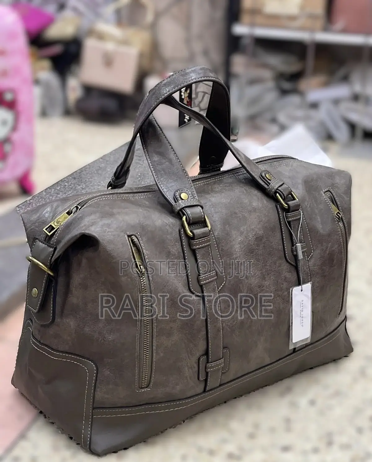 Leather Duffle Bag