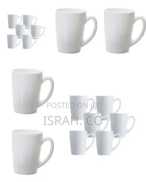 Luminarc 6 Pieces of Luminarc Tea Coffee Mug Cups-White