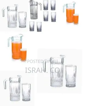 Luminarc Elysees 7 Pack Glassware Water Set With 6 Highball Juice Glas