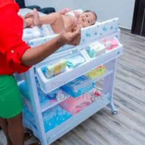 Baby High Bath Station With Cabins – Foldable Baby High Bath Station