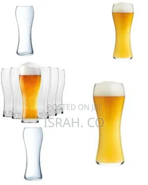 Arcoroc 6 Pieces of Legend Juice Beer Glasses Mugs