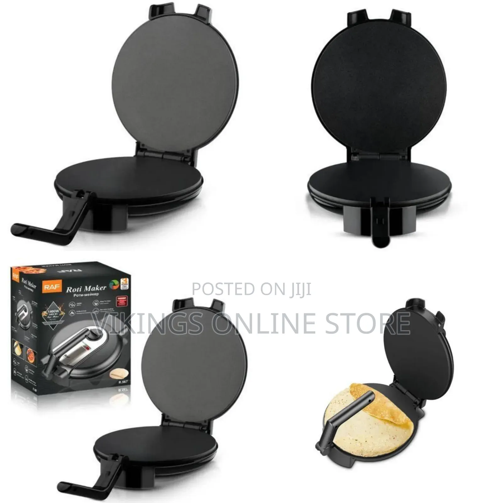 Raf Non-Stick Electric Crepe Tortilla Maker