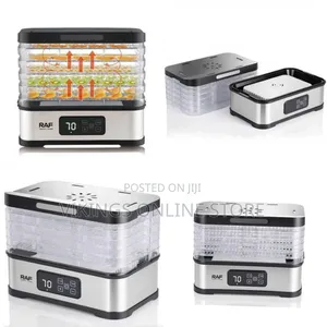 Professional Multitier Food Dehydrator With Digital Control-Multicolor