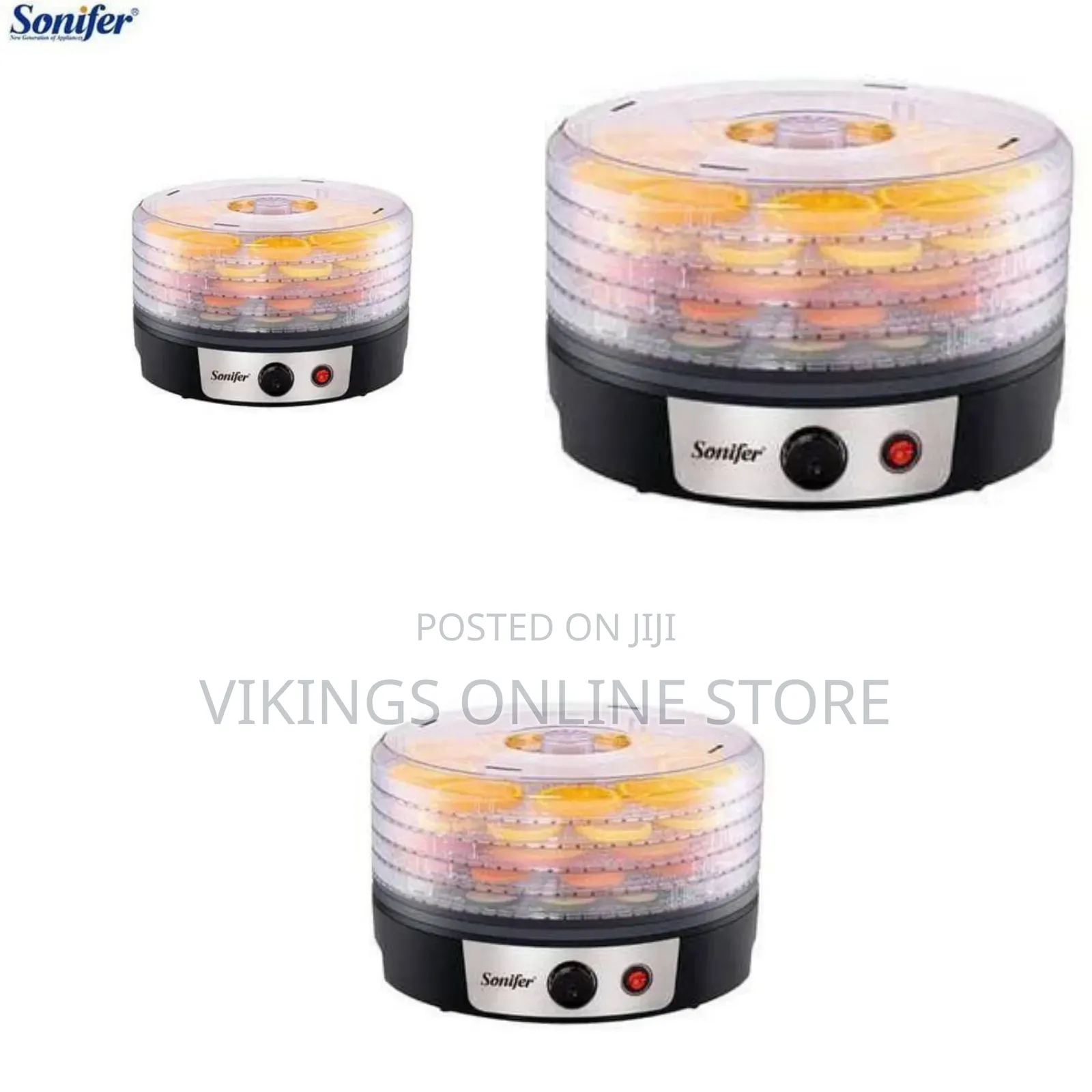 Sonifer Professional Multi-Tier Electric Food Dehydrator - Multicolor