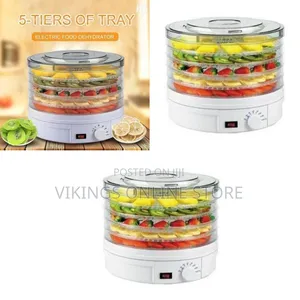 Electric Food Dehydrator With Multi-Layer Trays - Multicolor