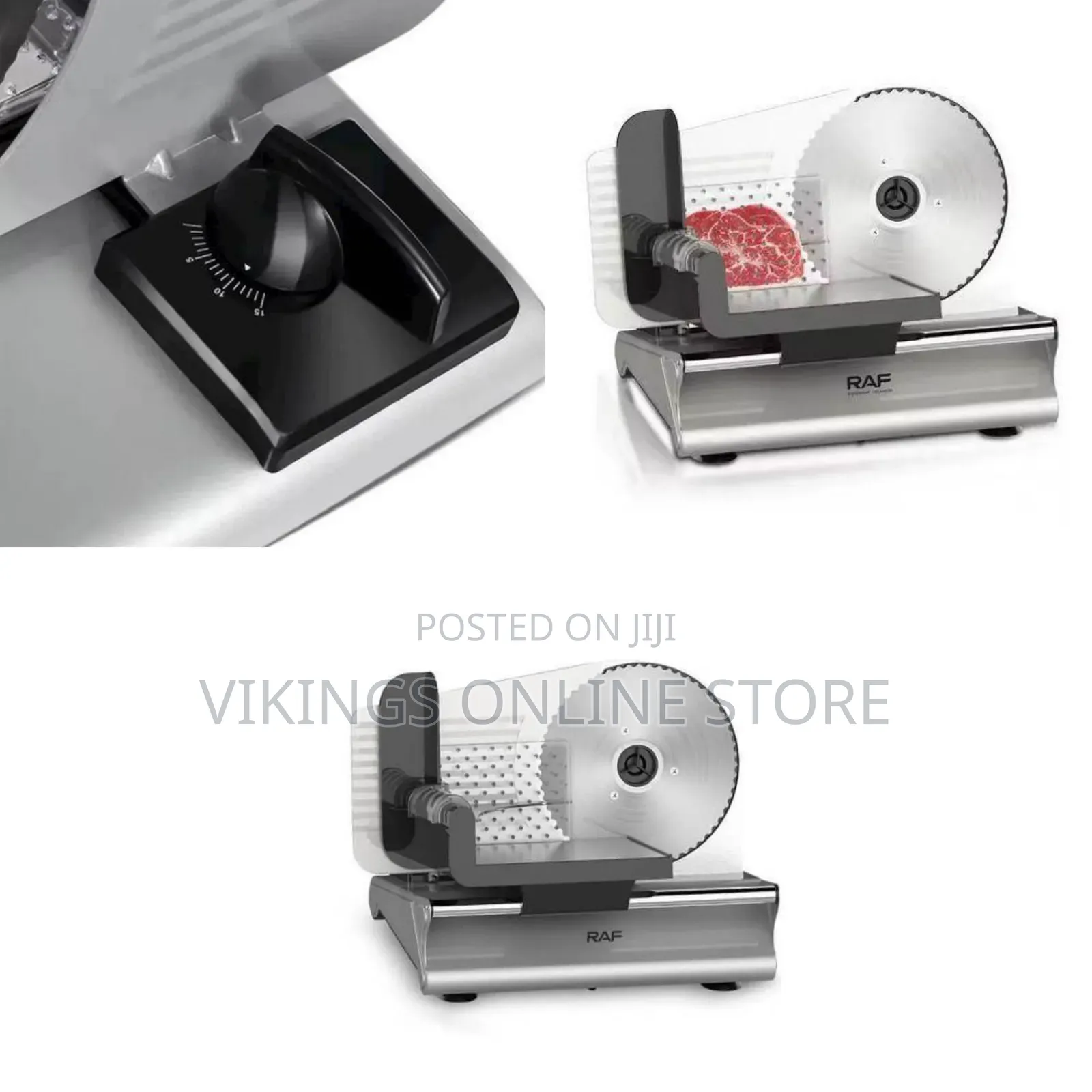 Raf Professional-Grade Electric Food Slicer - Multicolor
