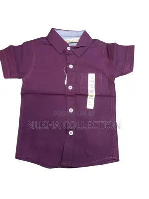 Boys Plain Linen Shirts