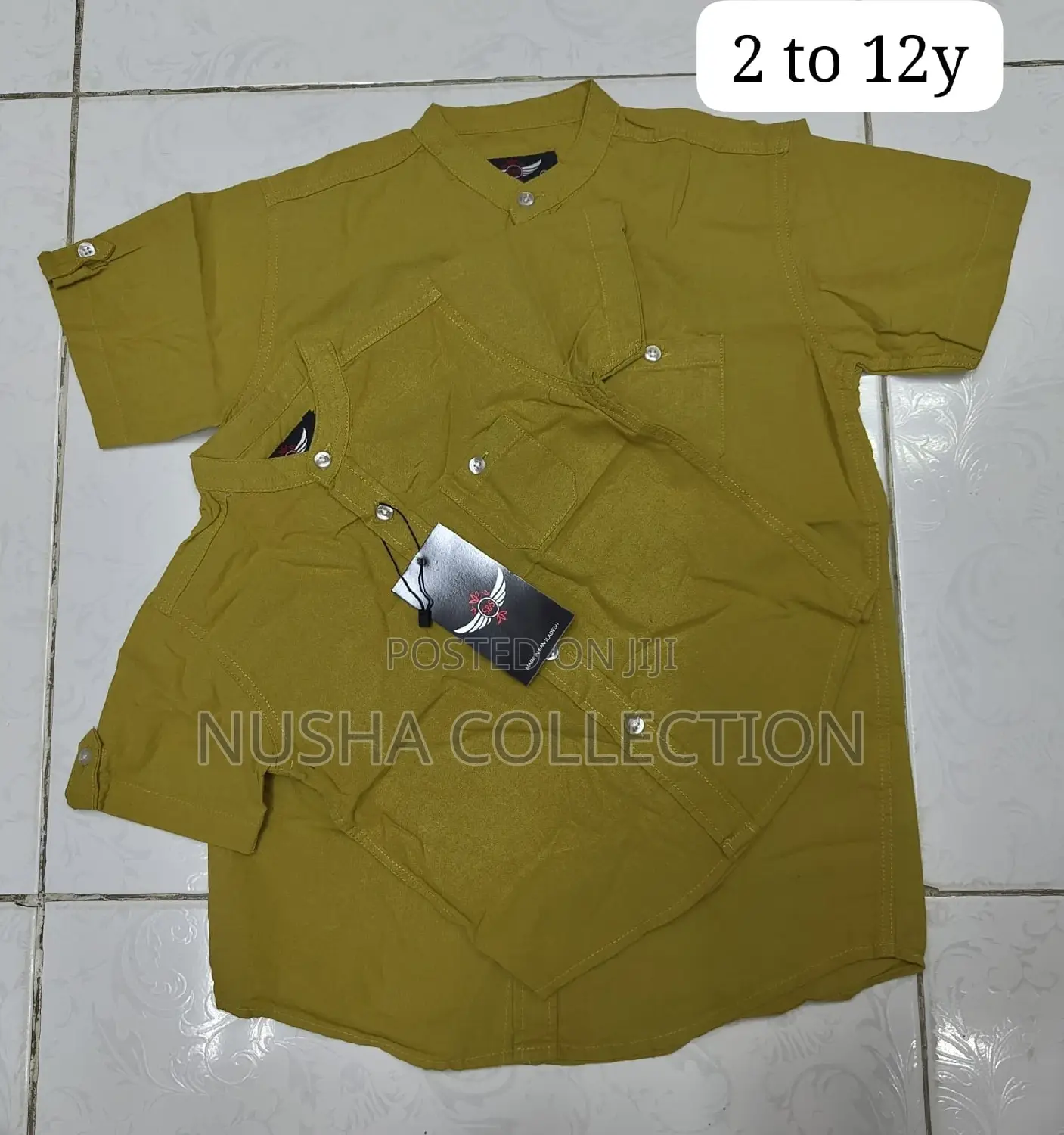 Boys Plain Linen Shirts