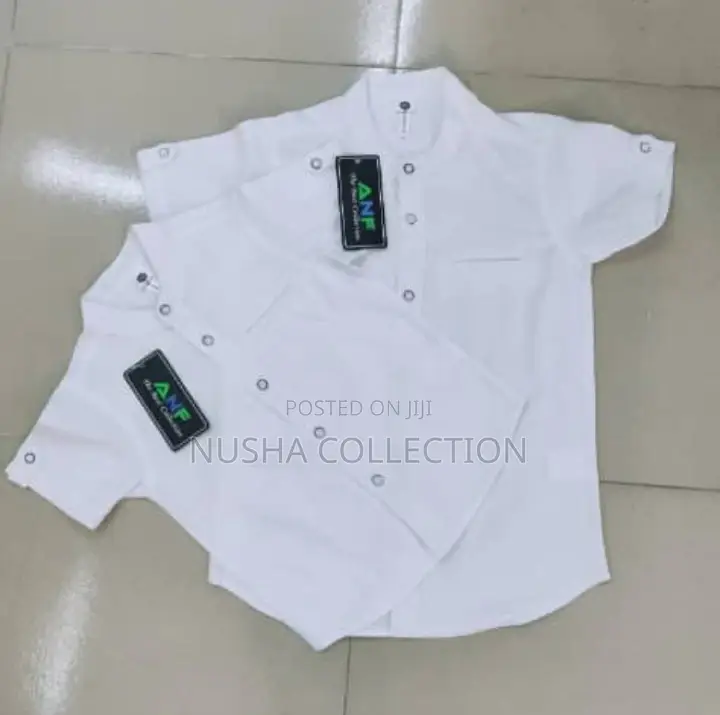 Boys Plain Linen Shirts