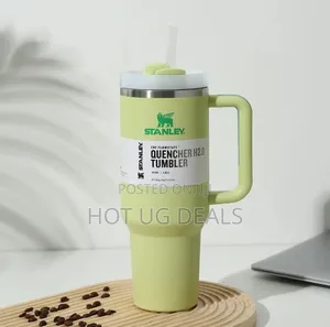 Insulated Vacuum Stainless Steel Stunley Cup / Mug 1200mls - Green