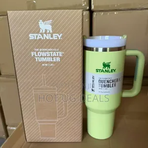 Insulated Vacuum Stainless Steel Stunley Cup / Mug 1200mls - Green