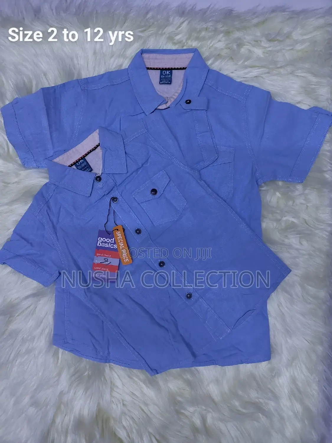 Boys Plain Linen Shirts