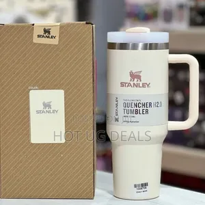 Insulated Vacuum Stainless Steel Stunley Cup / Mug 1200mls -cream
