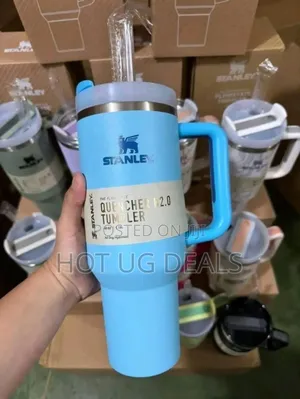 Insulated Vacuum Stainless Steel Stunley Cup / Mug 1200mls -blue