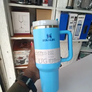 Insulated Vacuum Stainless Steel Stunley Cup / Mug 1200mls -blue