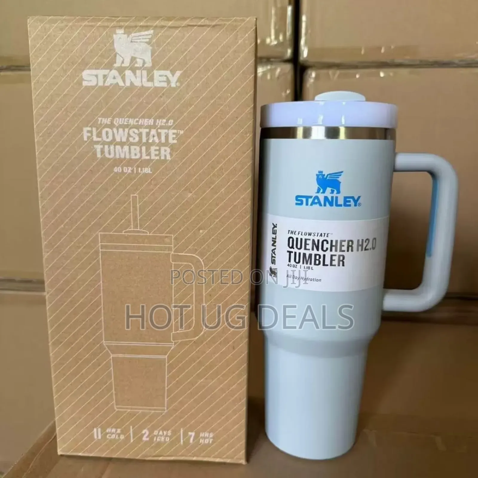 Insulated Vacuum Stainless Steel Stunley Cup / Mug 1200ml- Multicolor