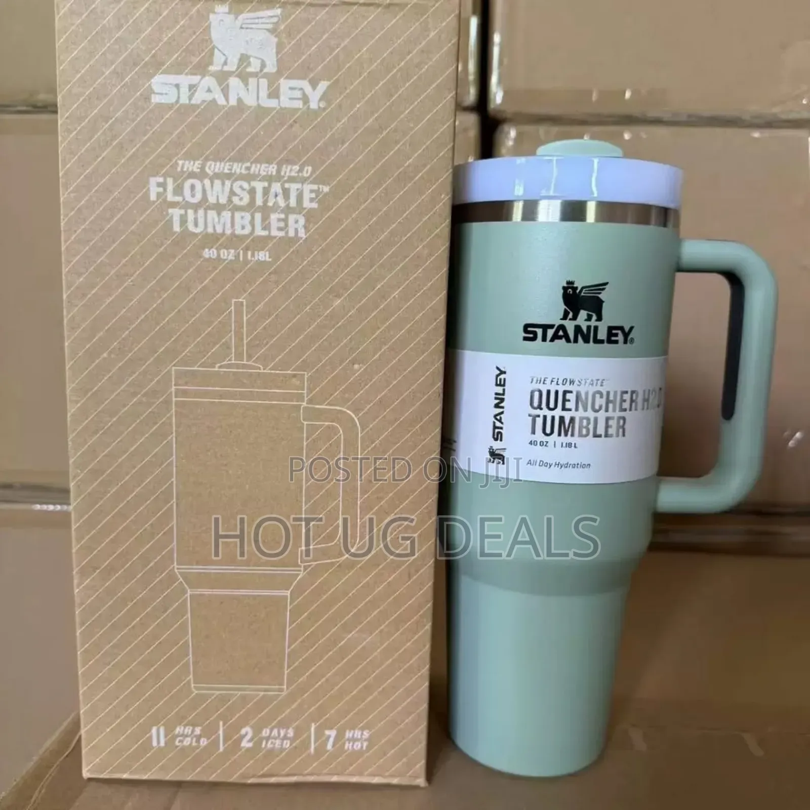 Insulated Vacuum Stainless Steel Stunley Cup / Mug 1200ml- Multicolor