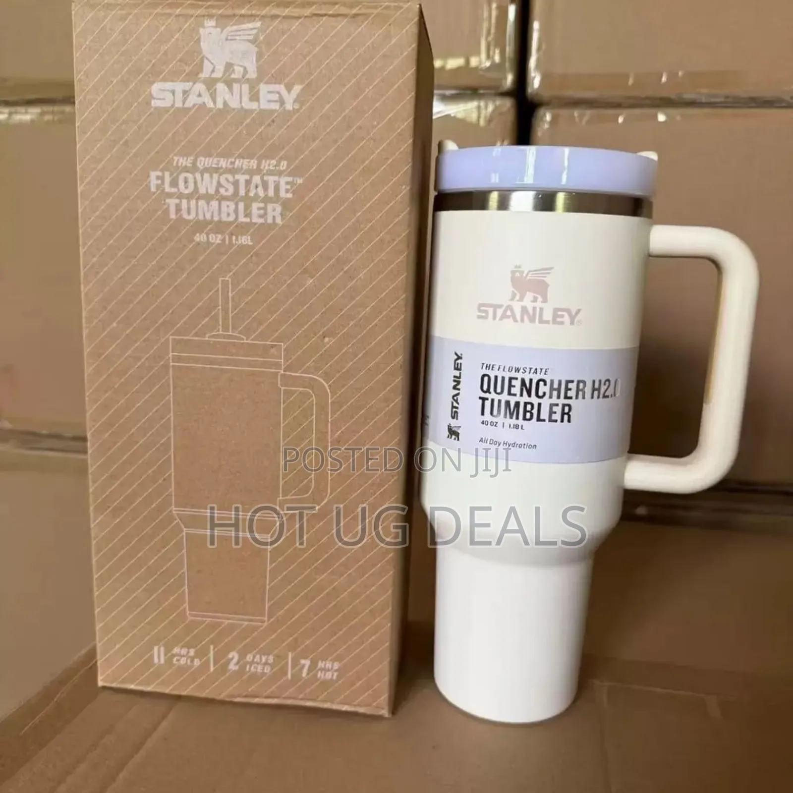 Insulated Vacuum Stainless Steel Stunley Cup / Mug 1200ml- Multicolor
