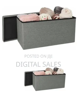 Versatile Folding Storage Ottoman / Bench