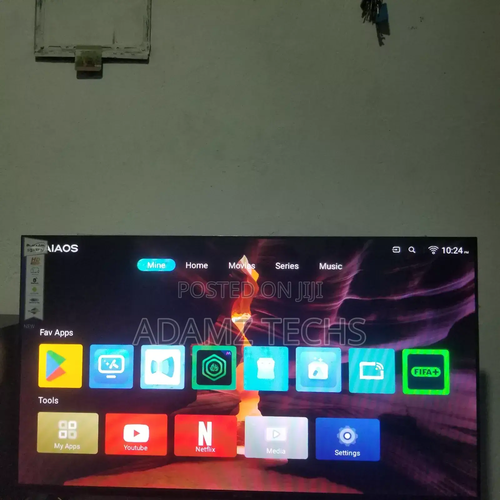 Black Arc Smart Tv 43 Inches