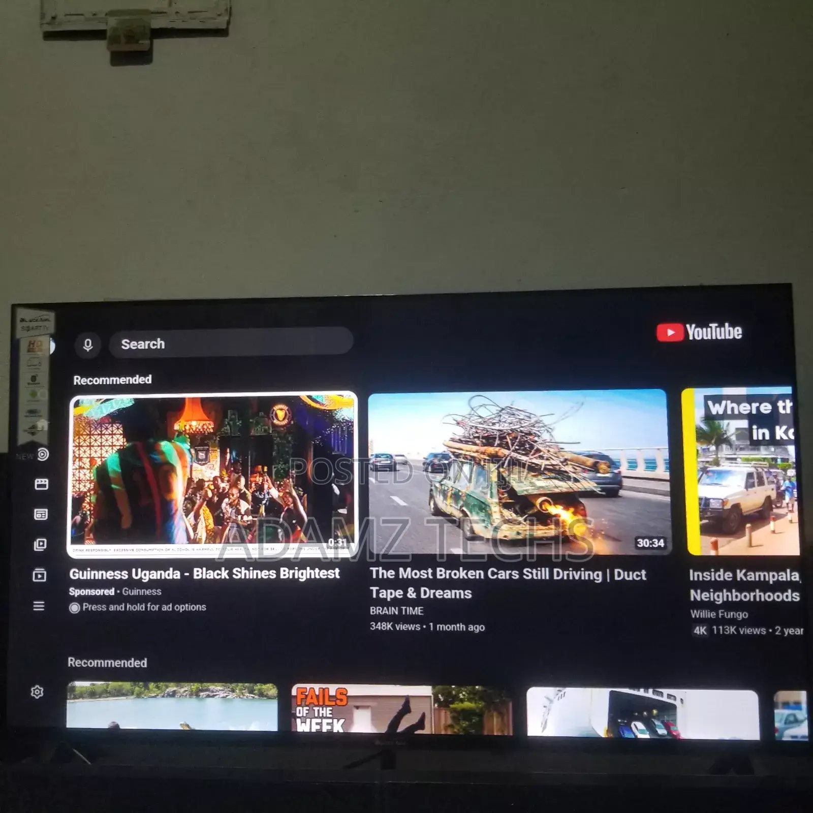 Black Arc Smart Tv 43 Inches