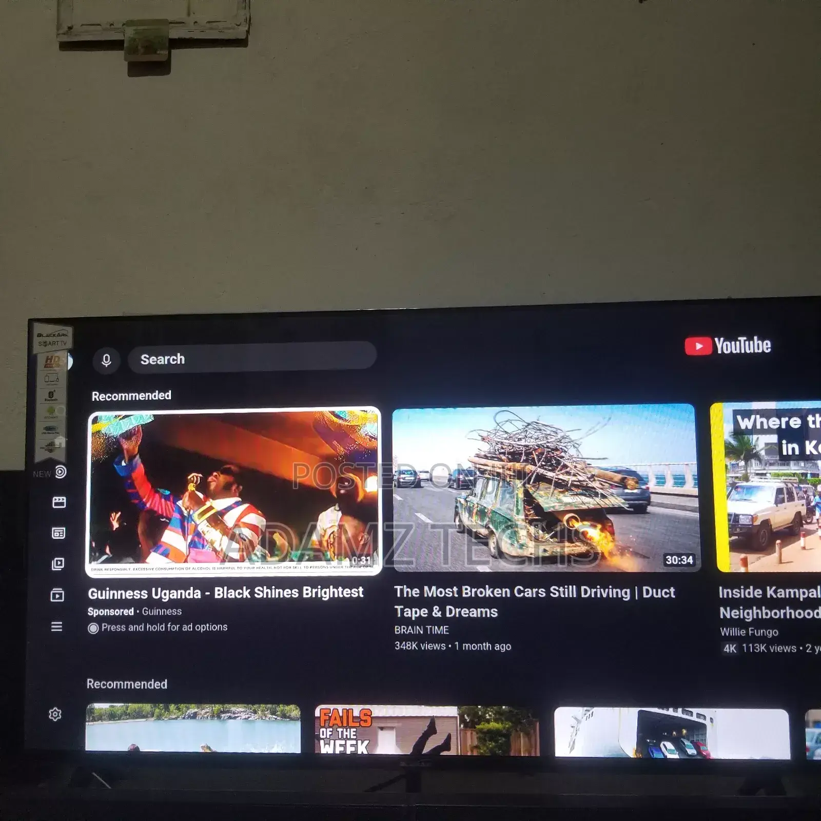 Black Arc Smart Tv 43 Inches