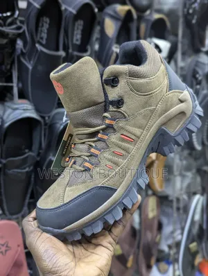 Brown Original Camping Safety Boots Size 40 to 45