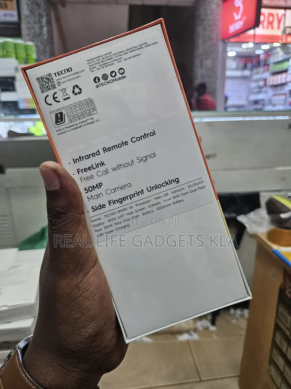 New Tecno Spark 40 128 GB Black