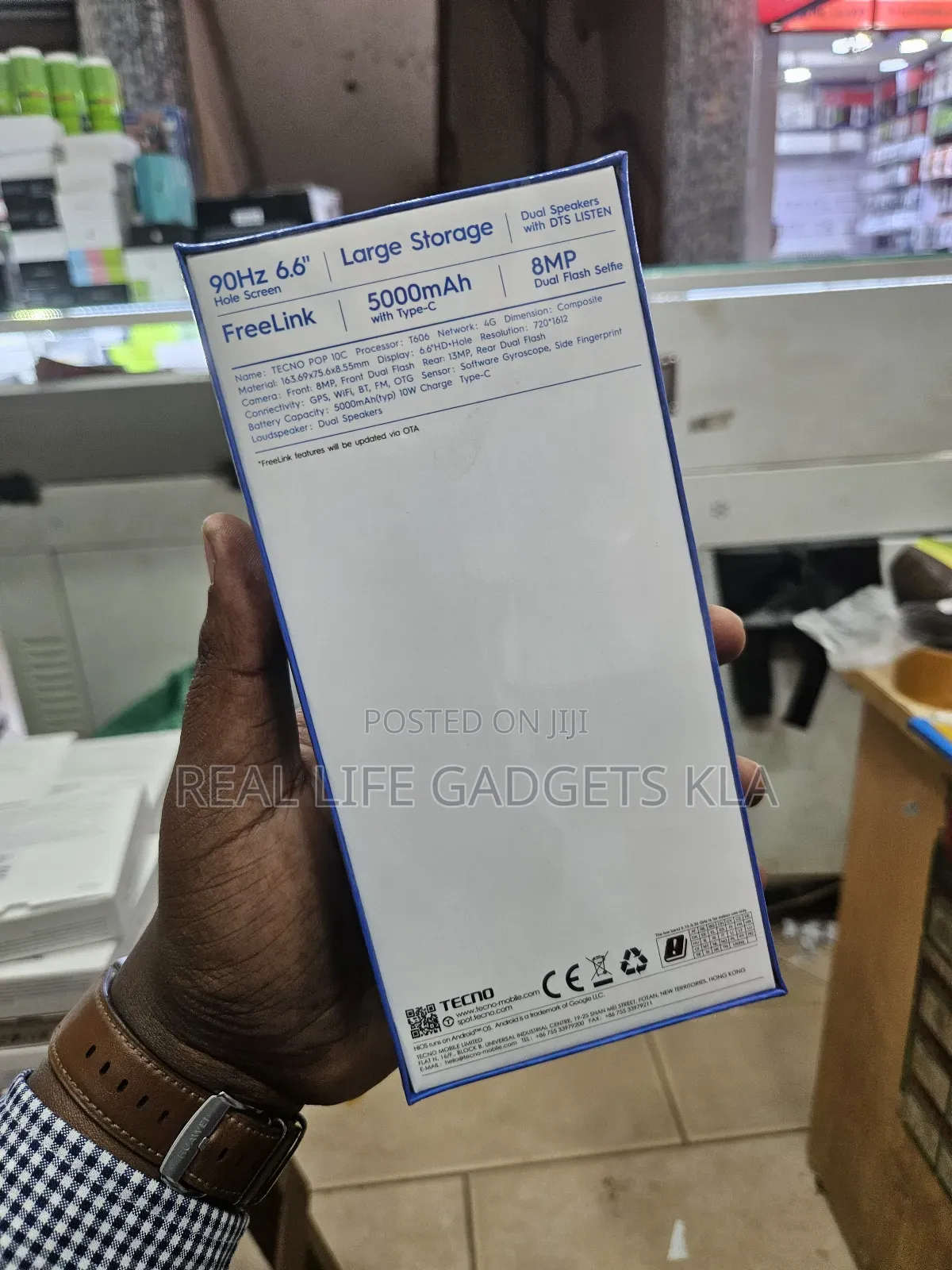 New Tecno Pop 10C 64 GB Black