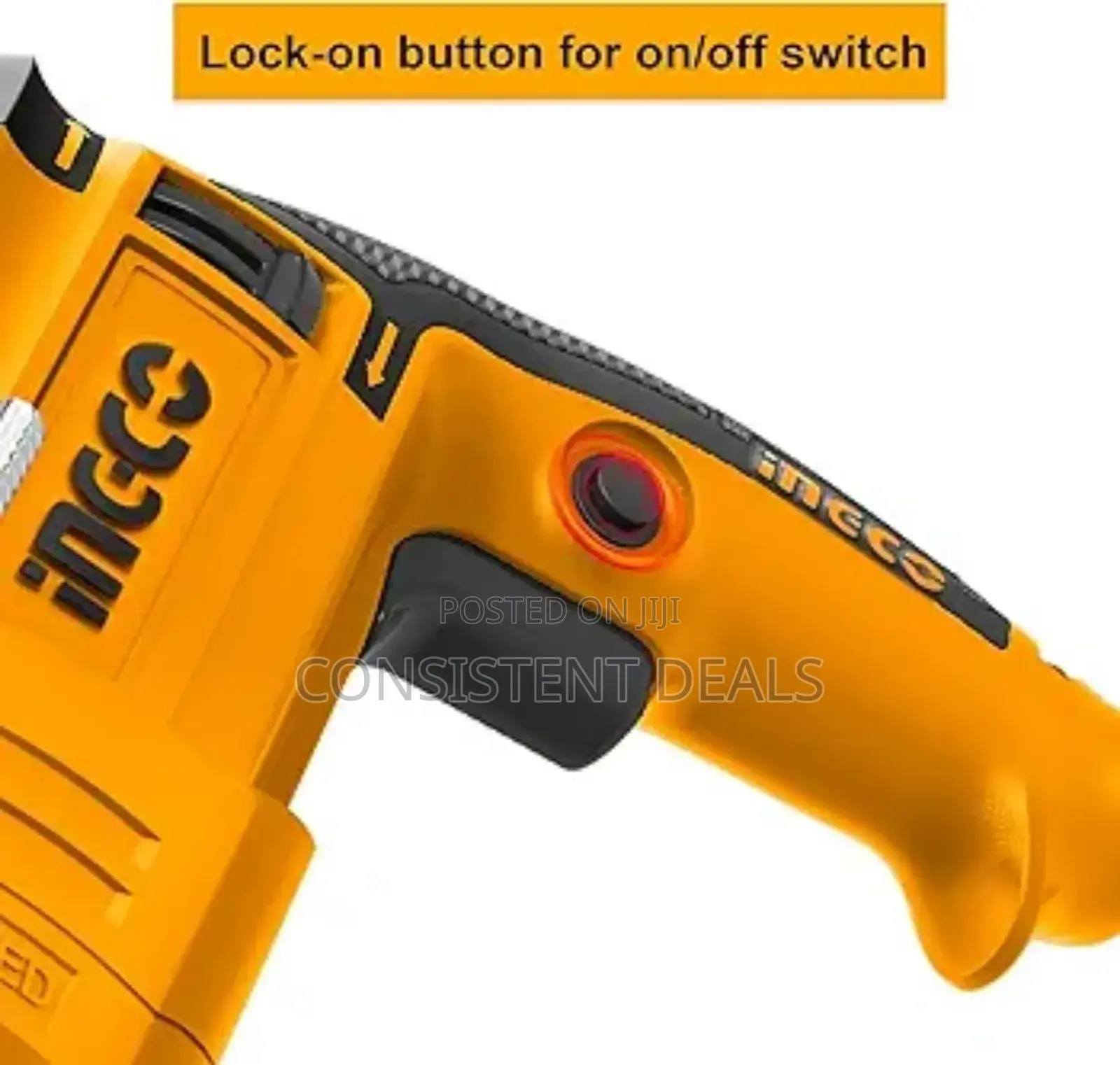 Ingco Rotary Hammer, 800w|1100rpm|4000bpm|2.5j|Sds Plus Chuck