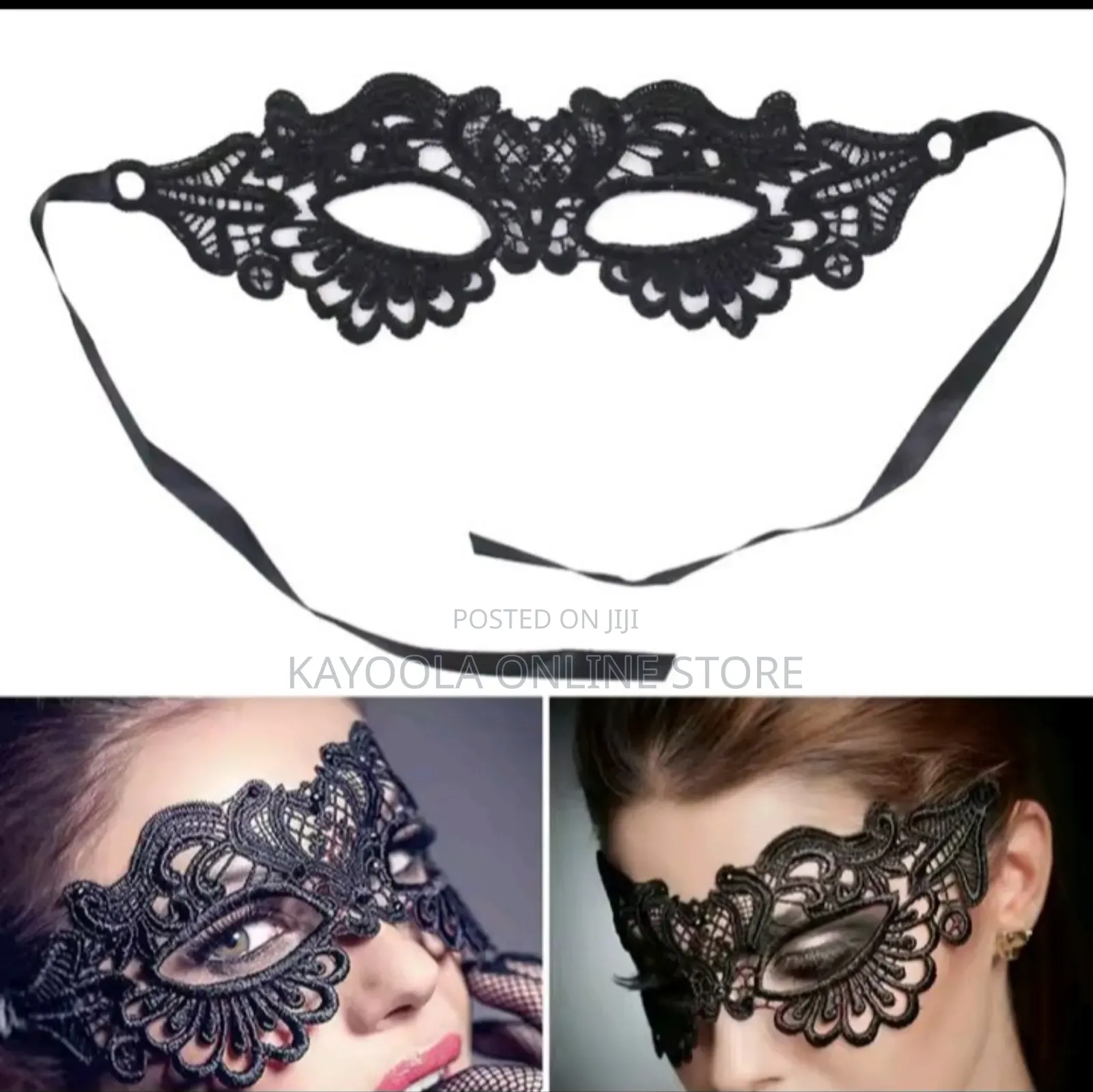 Black Party Mask for Women Hollow Lace Masquarade Prom Party Costume