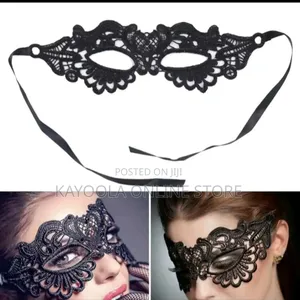 Black Party Mask for Women Hollow Lace Masquarade Prom Party Costume