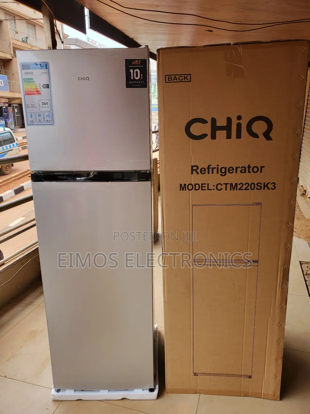 220 Litres Chiq Fridge Double Door