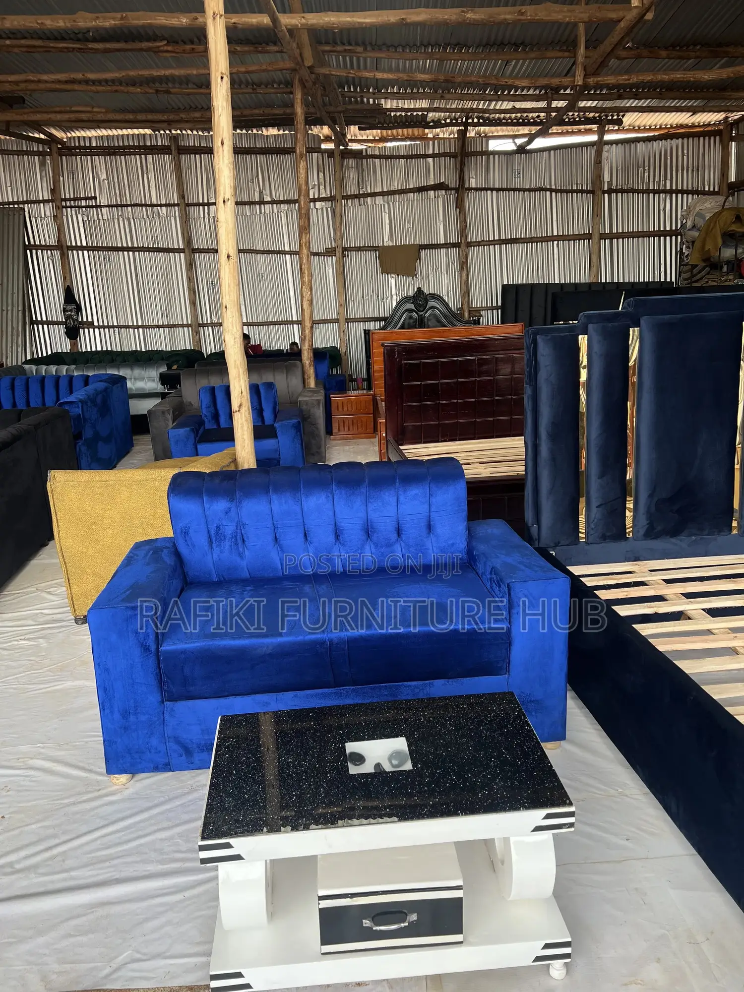 Sofa Set 2seater in Blue Color and Any Color